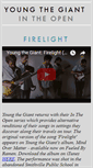 Mobile Screenshot of intheopen.youngthegiant.com